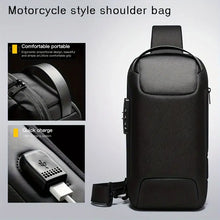 Men New Crossbody Anti-theft Lock Shoulder Waterproof Short Trip Chest Bag