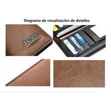 Jeep Imported Branded Leather Wallet (Buy 1 Get 1 Free)