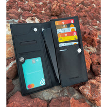 Genuine Long  Leather Billfold Wallet For Cash & Cards