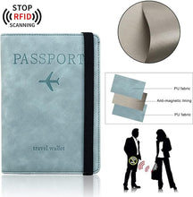 Slim Leather Travel Passport Wallet