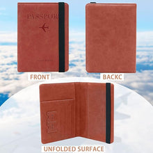 Slim Leather Travel Passport Wallet