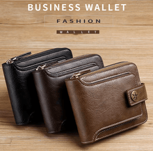 Premium Leather Zipper Wallet