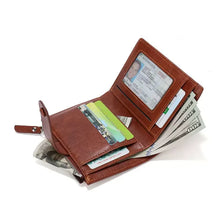 Business Class Short Leather Wallet