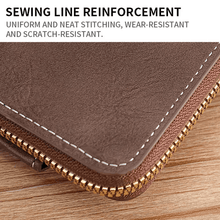 Premium Leather Zipper Wallet