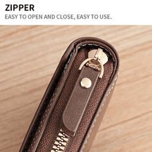 Premium Leather Zipper Wallet