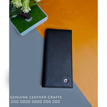 Genuine Long  Leather Billfold Wallet For Cash & Cards