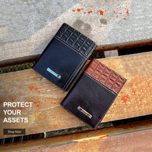 Imported Balebaily Crocodile Leather Wallet