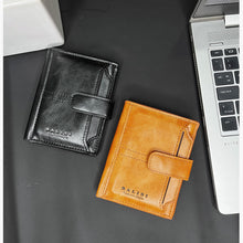 Original Buffalo Leather Fold Wallet For Cash & Cards