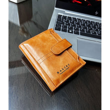 Original Buffalo Leather Fold Wallet For Cash & Cards