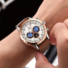 Men's Luxury Classic Quartz Watch with Chronograph, Calendar & Luminous Features