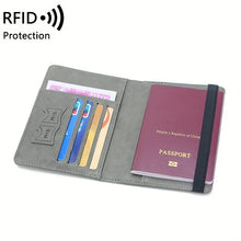 Slim Leather Travel Passport Wallet