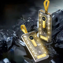 20,000 mAh Power Bank.(66W Transparent high capacity PD20W) Super Fast Charging.