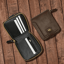 Premium Leather Zipper Wallet