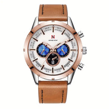 Men's Luxury Classic Quartz Watch with Chronograph, Calendar & Luminous Features