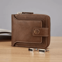Premium Leather Zipper Wallet