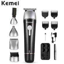 KEMEI 10 In 1 Professional Rechargeable Hair, Beard & Nose Trimmer