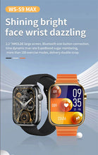 AMOLED WS-S9 MAX Smartwatch (2 Straps).