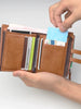 Original Buffalo Leather Trifold Wallet (Premium Crafted)