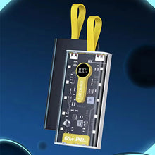 20,000 mAh Power Bank.(66W Transparent high capacity PD20W) Super Fast Charging.