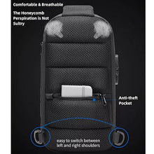 Men New Crossbody Anti-theft Lock Shoulder Waterproof Short Trip Chest Bag