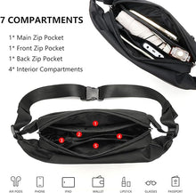 Oxford Chest Fanny pack for men "SUNAN" Waterproof