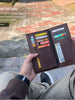 New Classic Long Fold Leather Wallet.