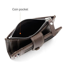 Business Class Short Leather Wallet