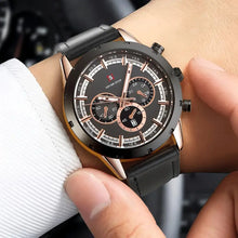 Men's Luxury Classic Quartz Watch with Chronograph, Calendar & Luminous Features