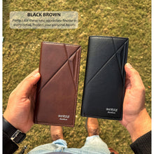New Imported Long Leather Trifold Wallet For Cash & Cards