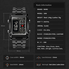 Men's SKMEl 8681 Casual Three Time (Digital Analog Luxury Watch)