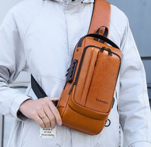 Fashion Leather Men's Shoulder Bags