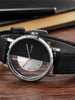 TOMI T-080 Watch Half Transparent Leather Strap