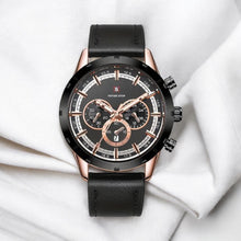 Men's Luxury Classic Quartz Watch with Chronograph, Calendar & Luminous Features