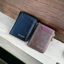 New Balisi Short Zipper Leather Wallet