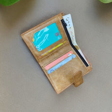 Original Buffalo Leather Fold Wallet For Cash & Cards