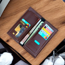 New MenBen's Long Leather Wallet