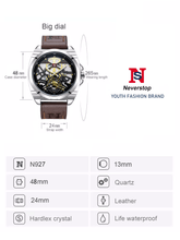 NS Luxury Calendar Quartz Watch (N927)
