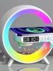 Mini G Type Wireless Charging Alarm Clock & Lamp