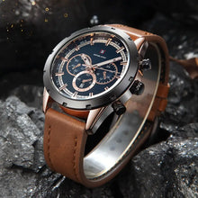 Men's Luxury Classic Quartz Watch with Chronograph, Calendar & Luminous Features