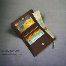 New Balisi Short Zipper Leather Wallet