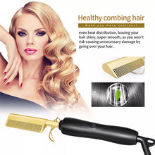 Hair Straightener Flat Irons Straightening Brush Hot Heating Comb