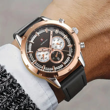 Men's Luxury Classic Quartz Watch with Chronograph, Calendar & Luminous Features