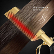 Hair Straightener Flat Irons Straightening Brush Hot Heating Comb