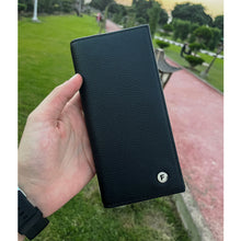 Genuine Long  Leather Billfold Wallet For Cash & Cards