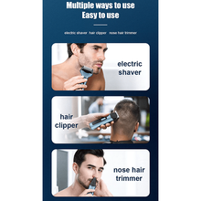 Kemei 3 in 1 Rechargeable Shaver Multi Functional Beard Shaving Machine Multi Purpose Razor