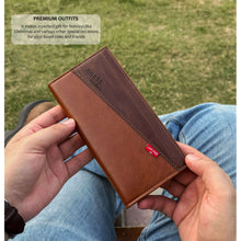 New Long Horse Leather Wallet ( Imported )