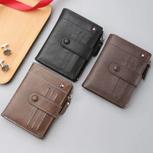 Business Class Short Leather Wallet