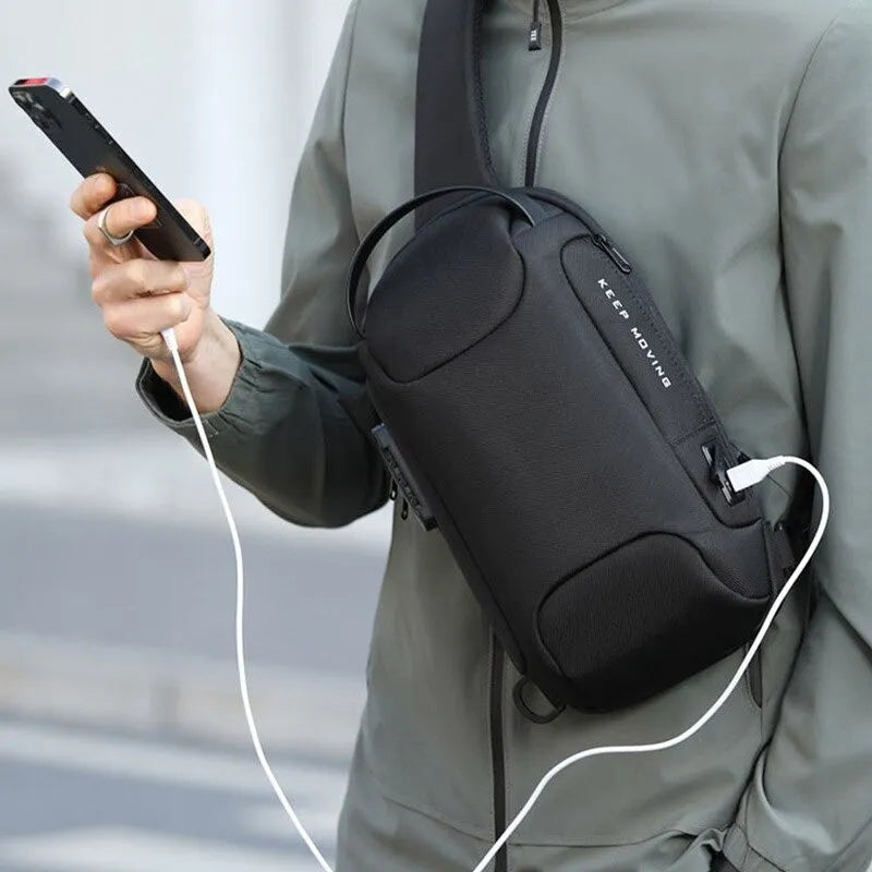 MARK RYDEN - Odyssey Sling Bag - Black– HarshayStore.pk