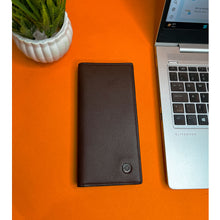 Genuine Long  Leather Billfold Wallet For Cash & Cards