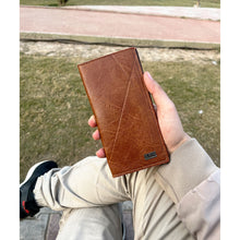 Genuine Long  Leather Billfold Wallet For Cash & Cards